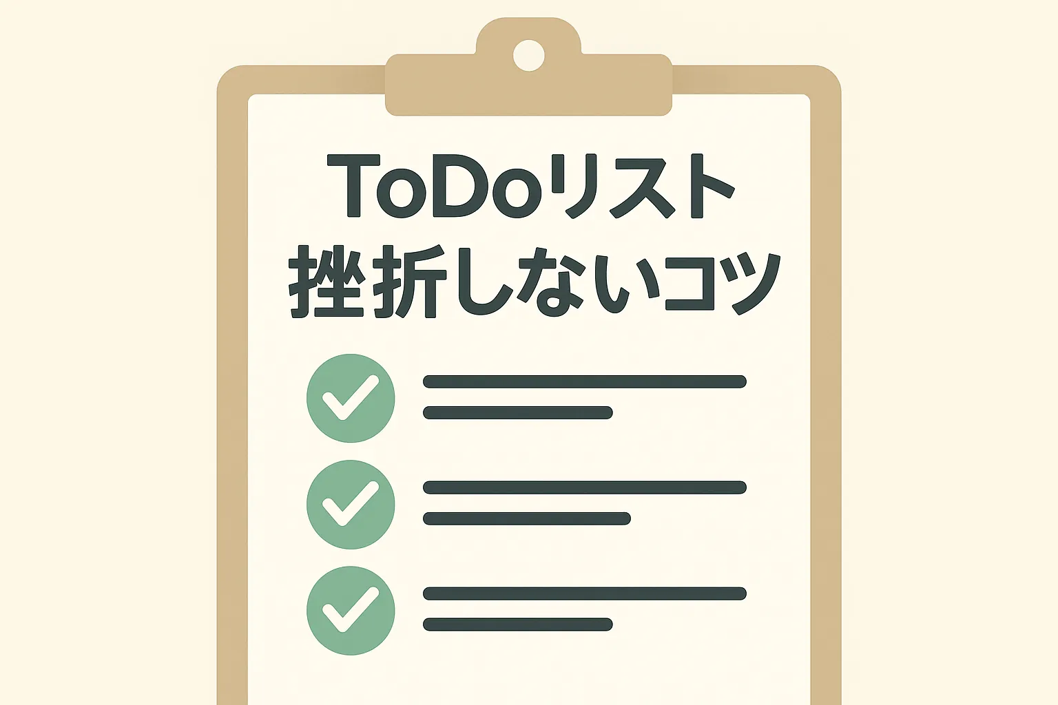 ToDoリストが続かない原因と対策を優しく教える専門家たちのデジタルイラスト